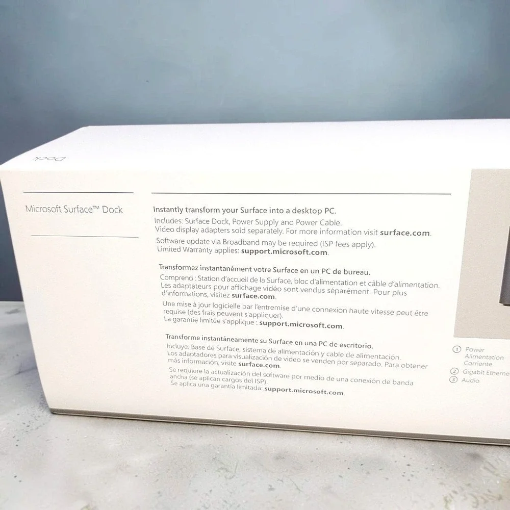 Microsoft Surface Dock Model 1661 Docking Station Dual Mini DP USB 3.0 Boxed